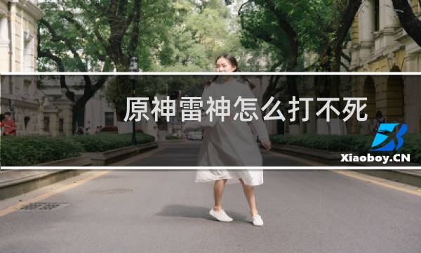原神雷神怎么打不死