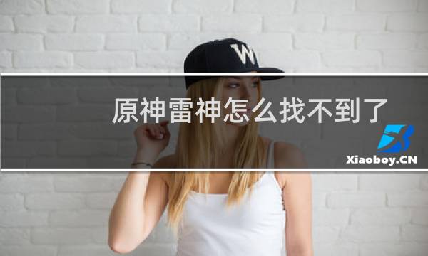 原神雷神怎么找不到了