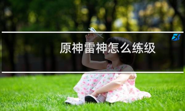 原神雷神怎么练级