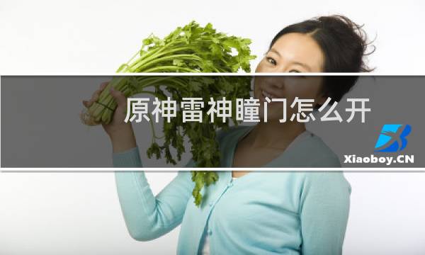 原神雷神瞳门怎么开