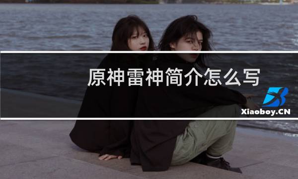 原神雷神简介怎么写