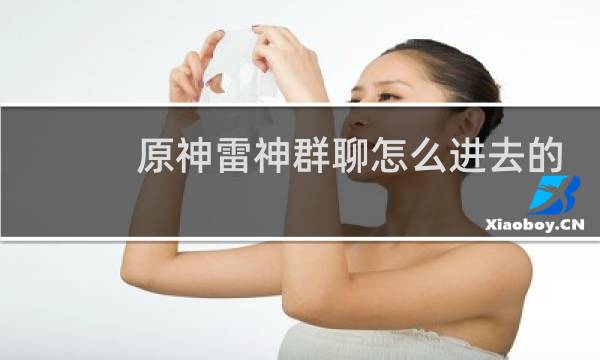原神雷神群聊怎么进去的