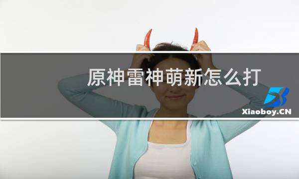 原神雷神萌新怎么打