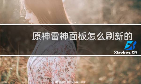 原神雷神面板怎么刷新的