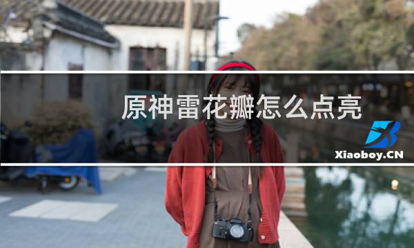 原神雷花瓣怎么点亮