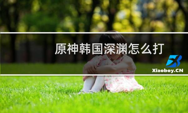 原神韩国深渊怎么打