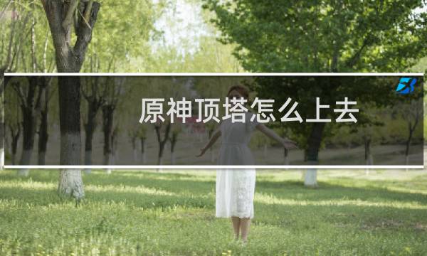 原神顶塔怎么上去