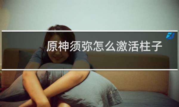 原神须弥怎么激活柱子