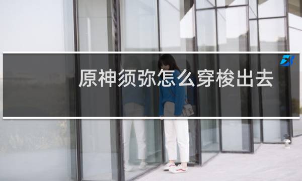 原神须弥怎么穿梭出去
