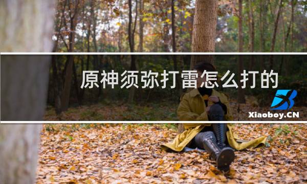 原神须弥打雷怎么打的