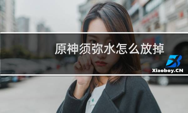 原神须弥水怎么放掉