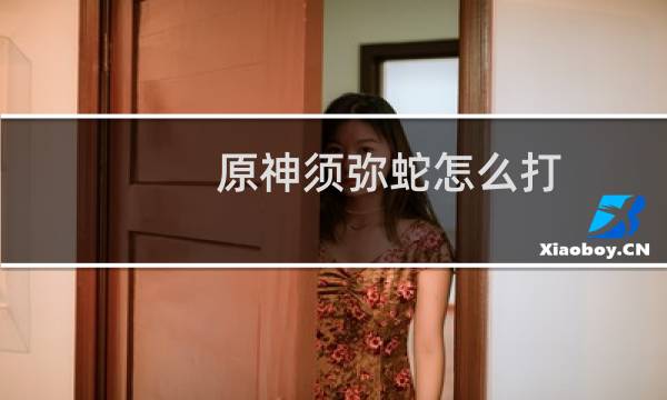 原神须弥蛇怎么打