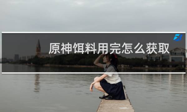 原神饵料用完怎么获取