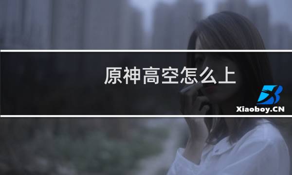 原神高空怎么上