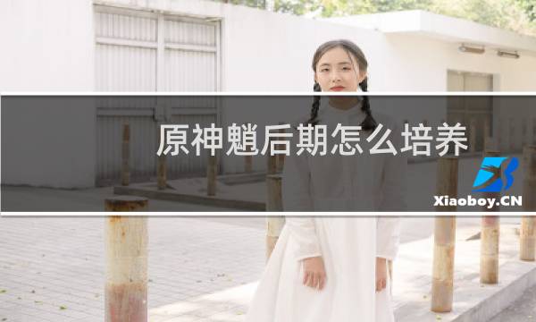 原神魈后期怎么培养