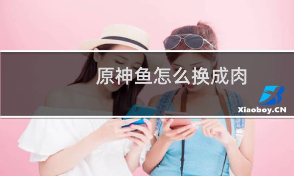 原神鱼怎么换成肉