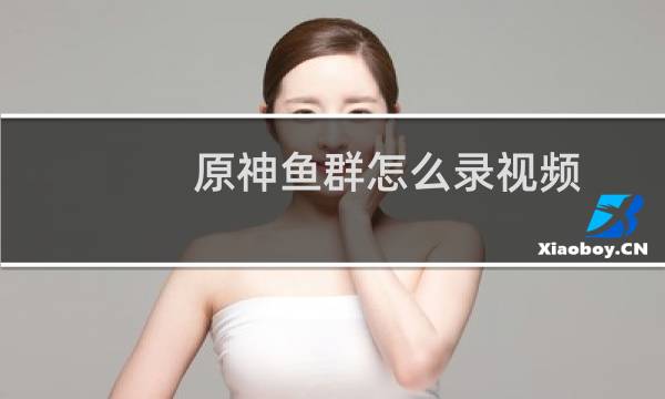 原神鱼群怎么录视频