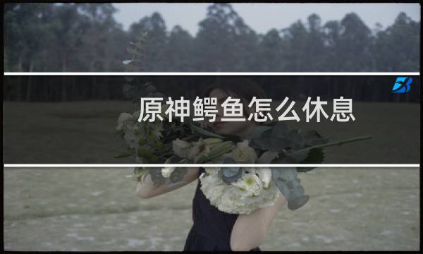 原神鳄鱼怎么休息