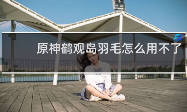 原神鹤观岛羽毛怎么用不了