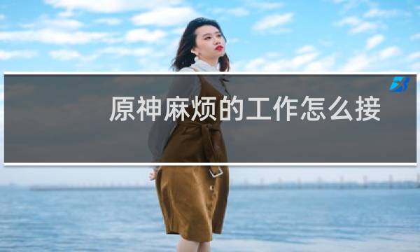 原神麻烦的工作怎么接