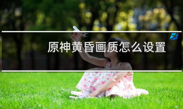 原神黄昏画质怎么设置