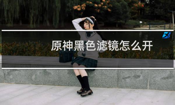 原神黑色滤镜怎么开