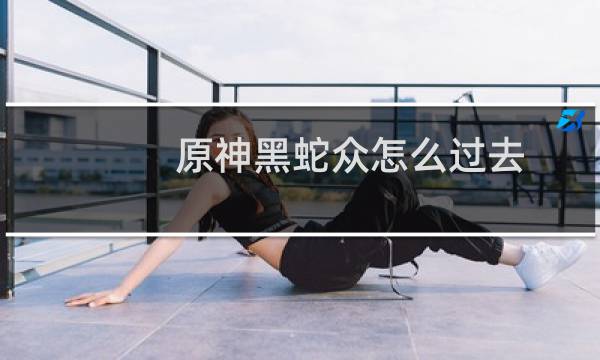 原神黑蛇众怎么过去