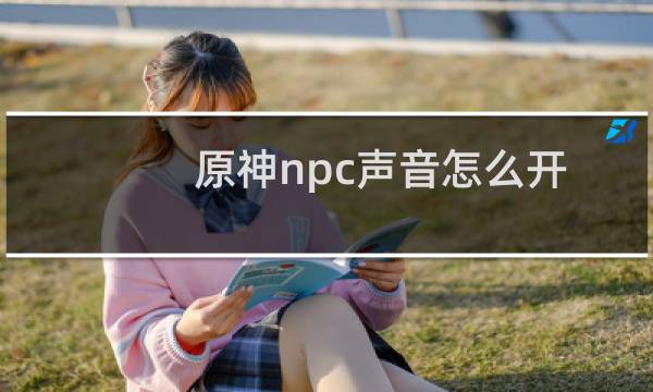 原神npc声音怎么开