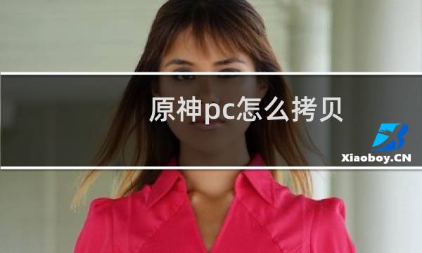 原神pc怎么拷贝