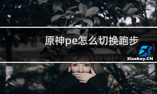 原神pe怎么切换跑步