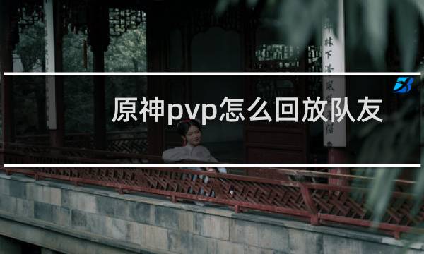 原神pvp怎么回放队友