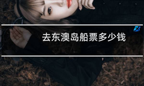 去东澳岛船票多少钱
