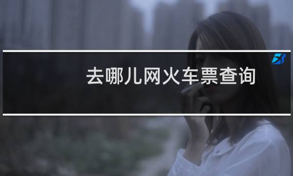 去哪儿网火车票查询