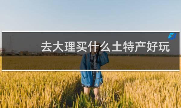 去大理买什么土特产好玩