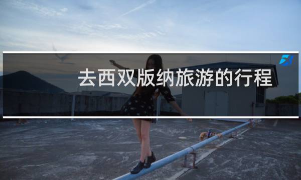 去西双版纳旅游的行程