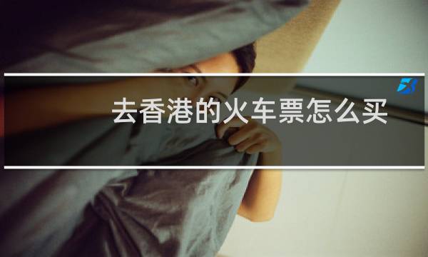 去香港的火车票怎么买