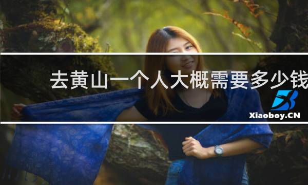 去黄山一个人大概需要多少钱
