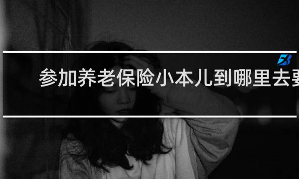 参加养老保险小本儿到哪里去要