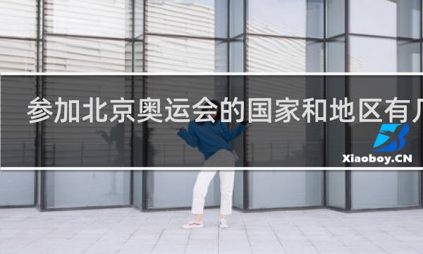 参加北京奥运会的国家和地区有几个