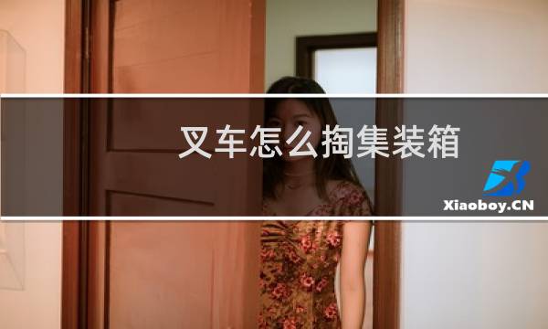 叉车怎么掏集装箱