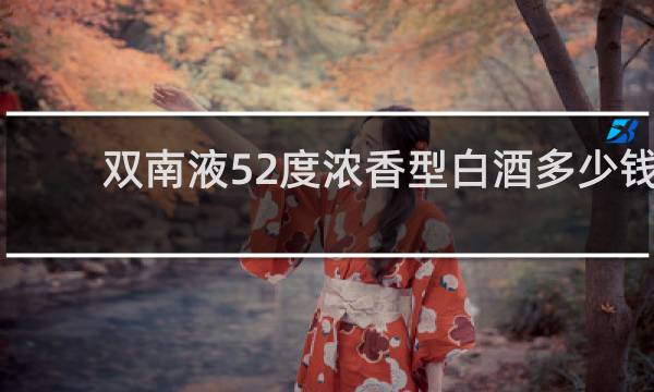 双南液52度浓香型白酒多少钱