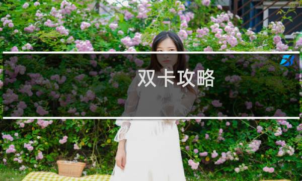 双卡攻略