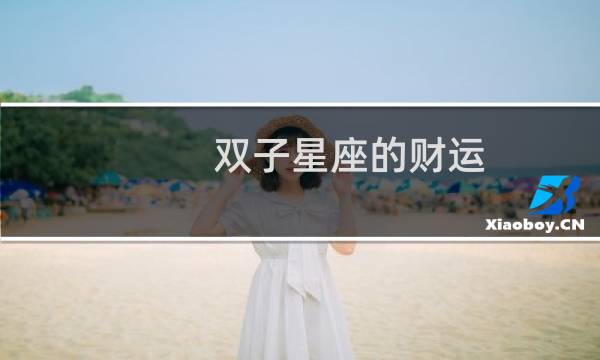 双子星座的财运