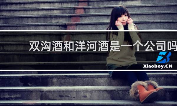 双沟酒和洋河酒是一个公司吗