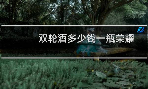 双轮酒多少钱一瓶荣耀