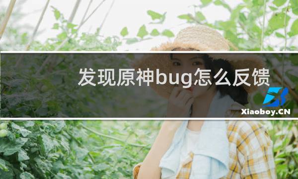 发现原神bug怎么反馈