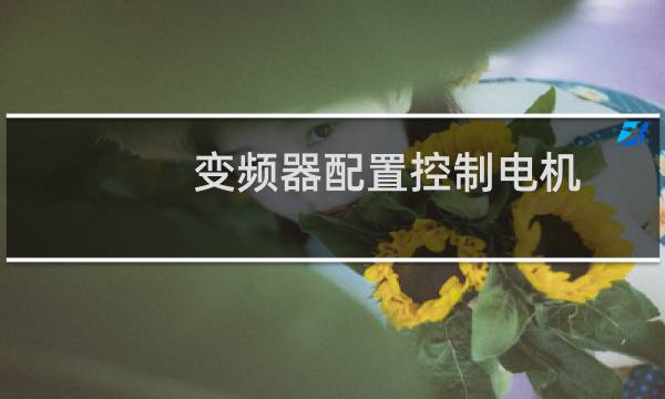 变频器配置控制电机