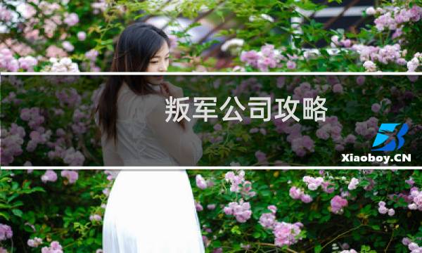 叛军公司攻略