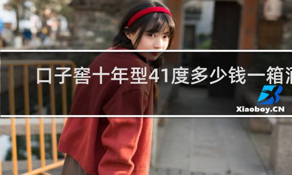 口子窖十年型41度多少钱一箱酒