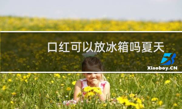 口红可以放冰箱吗夏天